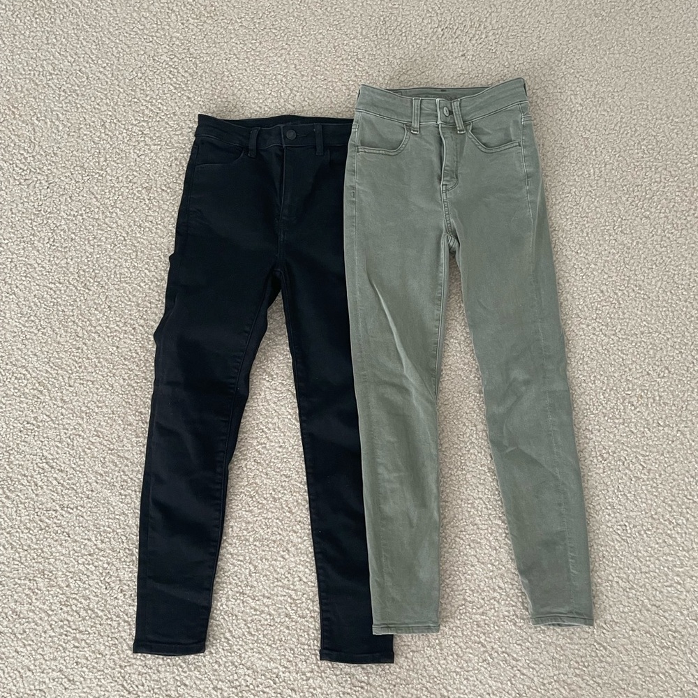 American Eagle AE Ne(x)t Level Super High-Waisted Jegging 0 Extra short.